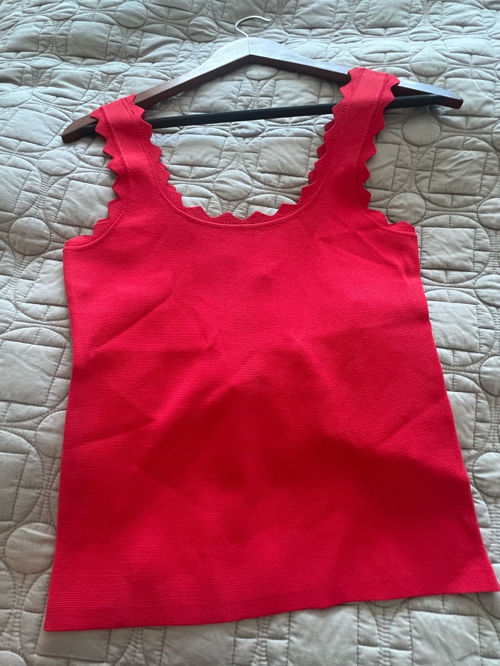 TUCKERNUCK Cherry Ric Rac Compression Tank - Picture 12 of 16